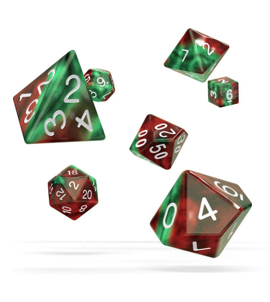 oakie doakie DICE RPG Set Gemidice - Bloody Jungle (7)