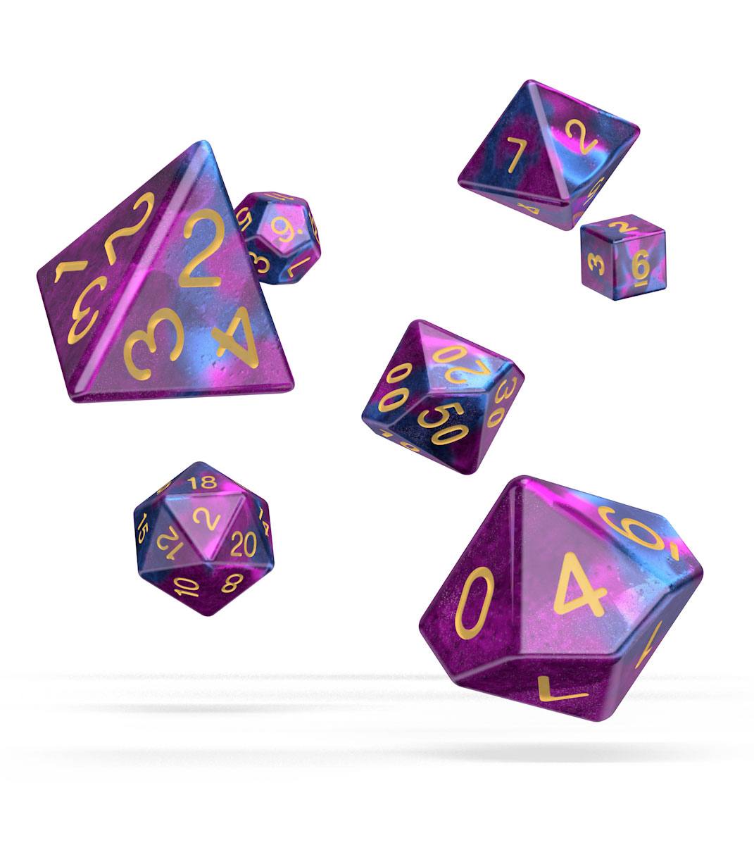Würfelset 7 Chessex LabDice Lustrous Amethyst DND DSA RPG Rollenspiel Würfel CHX 