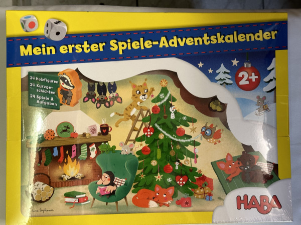 HABA Mein erster Spiele-Adventskalender, Weihnachten in der Bärenhöhle