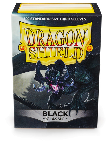 Dragon Shield: Schwarz (100 Stück)