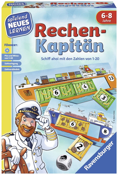 Ravensburger Spielen und Lernen 24972 - Rechen-Kapitän