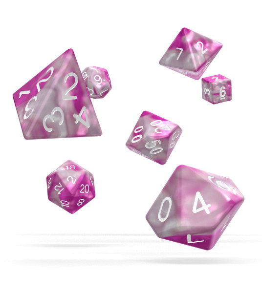 oakie doakie DICE RPG Set Gemidice - Magnolia (7)