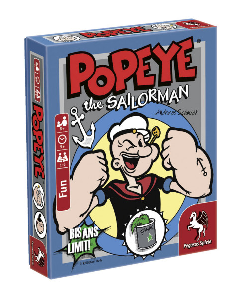 Popeye the Sailorman: Bis ans Limit! (Bierdeckelspiel)