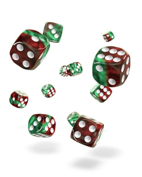 oakie doakie DICE D6 Dice 12 mm Gemidice - Bloody Jungle (36)