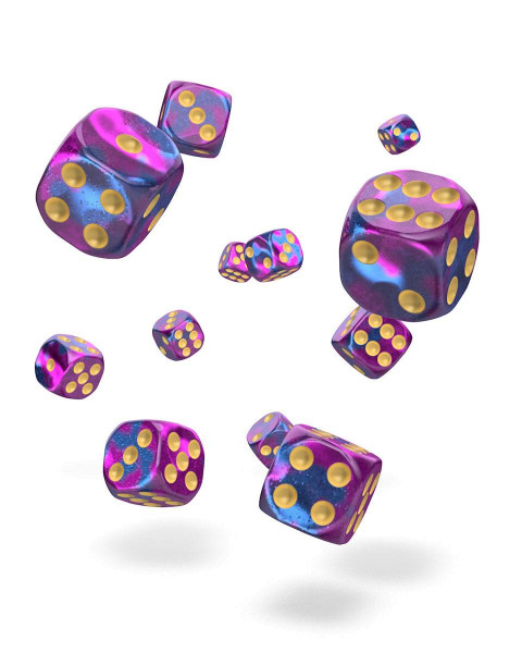 oakie doakie DICE D6 Dice 12 mm Gemidice - Amethyst (36)