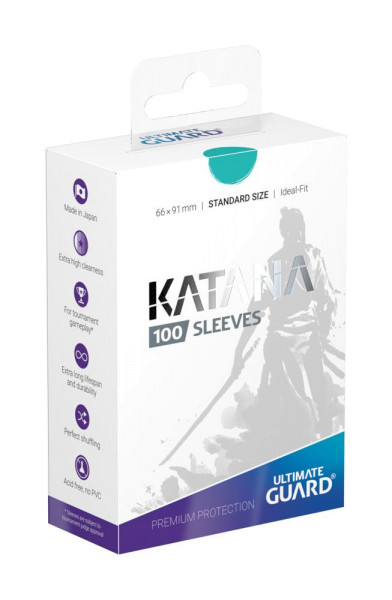 Ultimate Guard - KATANA Sleeves Standard - Turquoise - Türkis (100)