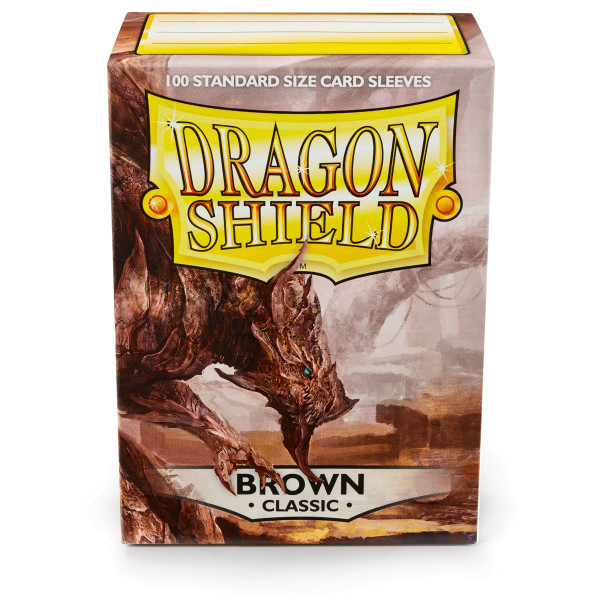 Dragon Shield: Braun (100 Stück)