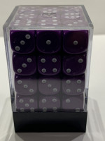 Pegasus Würfel - Opaque: Purpur (36er-Set in Acrylbox) Pegasus Würfel - Opaque: Purpur (36er-Set in Acrylbox)