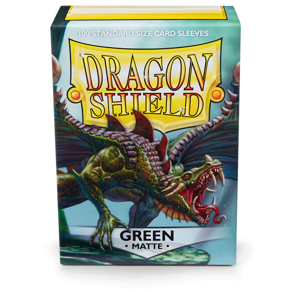 Dragon Shield Matte: Grün (100 Stück)