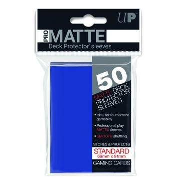 50ct Pro-Matte Blue Standard Deck Protectors