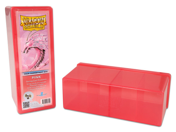 Dragon Shield: Gaming Box 4 Compartments (Pink)